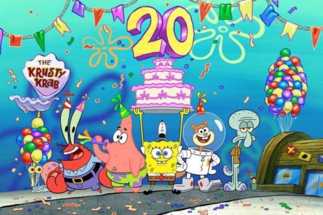 19/02/2019 - 'Bob Esponja' completa 20 anos e recebe homenagem de Nickelodeon. Crédito: Divulgação/ Nickelodeon