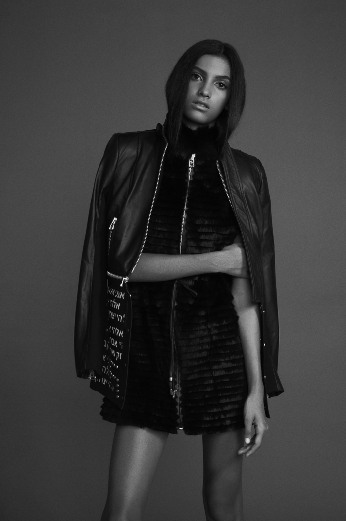 A modelo Mariana Barcelos desfilou na Semana de Moda de Milão. Crédito: Chrystian Henrique
