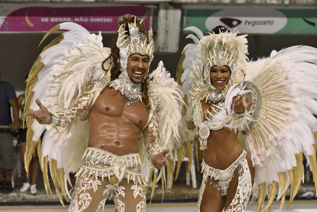 Carnaval de Vitória 2019: Tradição Serrana foi 6ª agremiação da sexta (22) a desfilar no Sambão do Povo. Crédito: Fernando Madeira