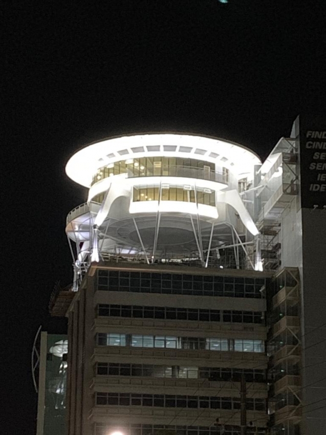 O teste de iluminação foi realizado na quarta-feira. O FindesLab será inaugurado em setembro. Crédito: Findes/Divulgação