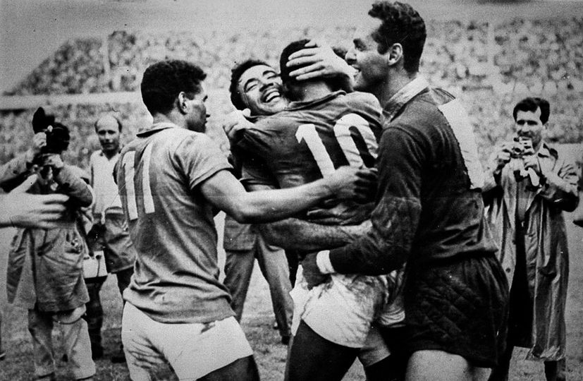 Copa do Mundo de 1958. Crédito: Divulgação