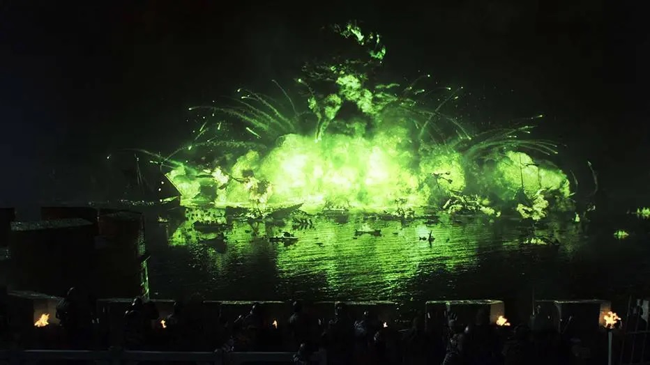 15/03/2019 - A Batalha de Água Negra, na segunda temporada de 'Game of Thrones'. Crédito: Divulgação/HBO