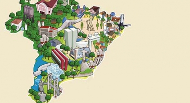 Mapa do turismo no Brasil