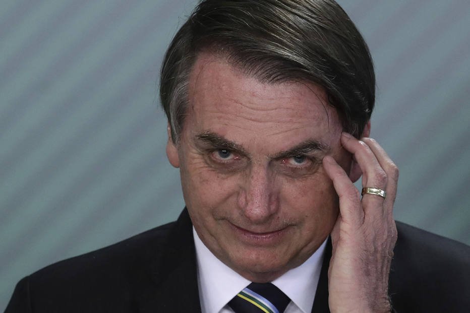 O presidente da República, Jair Bolsonaro . Crédito: Eraldo Peres/AP