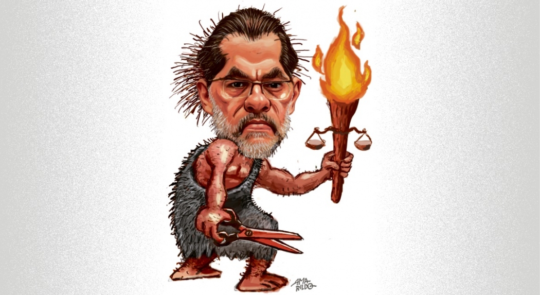 Charge. Crédito: Amarildo