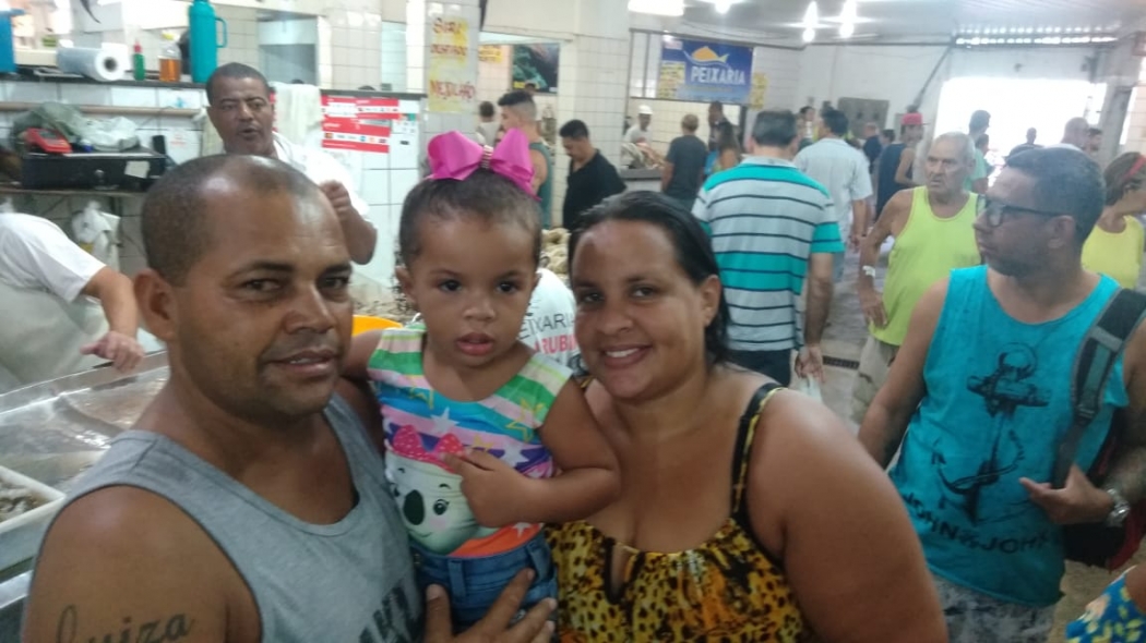 Genivaldo Santana foi com a família fazer compras na Vila Rubim. Crédito: Caíque Verli