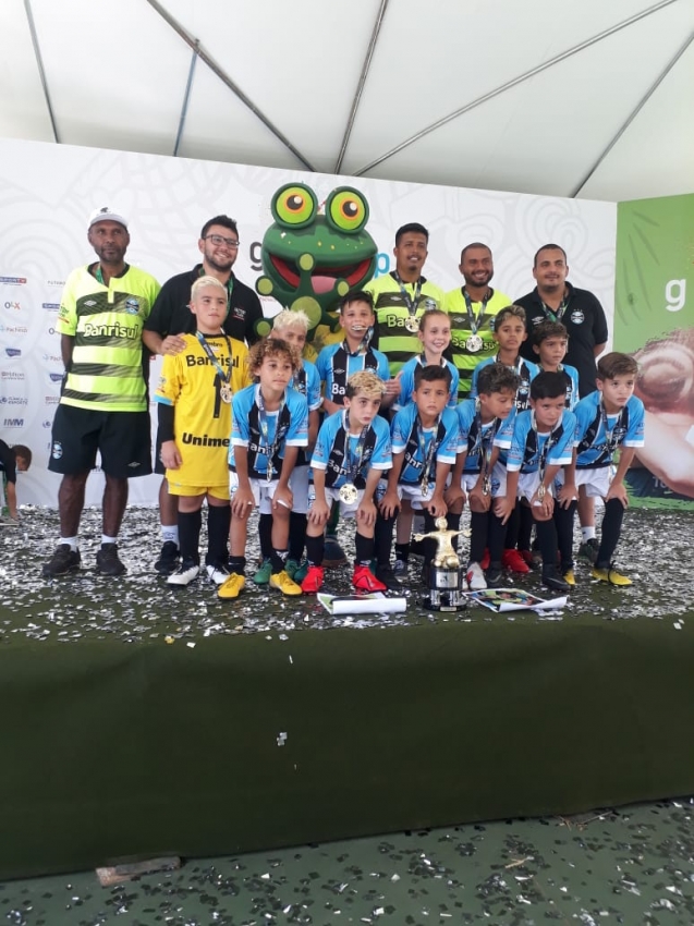Meninos do Gremio Factory Players. Crédito: Divulgação