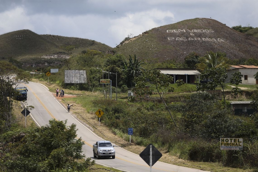 Ruas da cidade de Pacaraima. Crédito: Agência Brasil