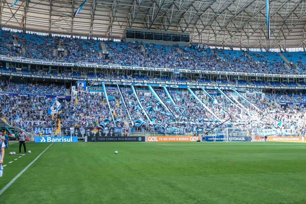 Arena do Grêmio, em Porto Alegre. Crédito: Lucas Uebel/Grêmio