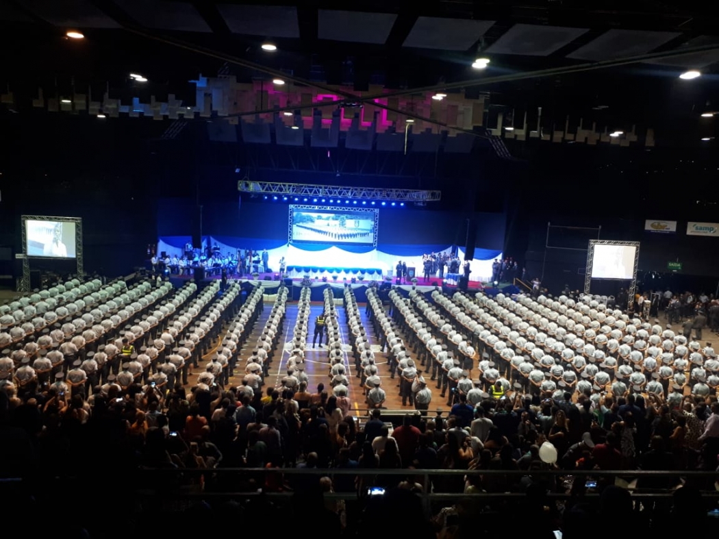 Formatura de 600 sargentos da PMES. Crédito: Assessoria