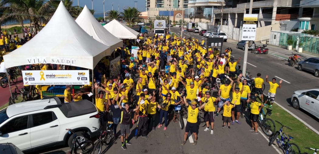 Evento encerra o Movimento Maio Amarelo da Prefeitura de Vila Velha. Crédito: Divulgação