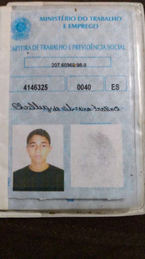 Letra de Chesley de Oliveira Trabach, 18 anos. Crédito: Divulgação