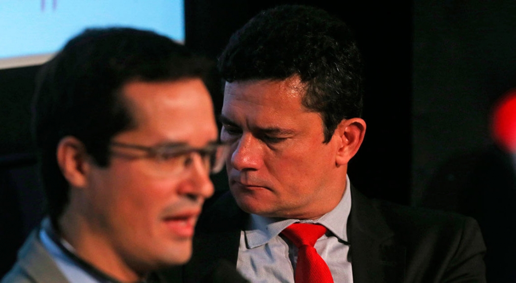 Procurador Deltan Dallagnol e o ministro Sergio Moro. Crédito: Divulgação