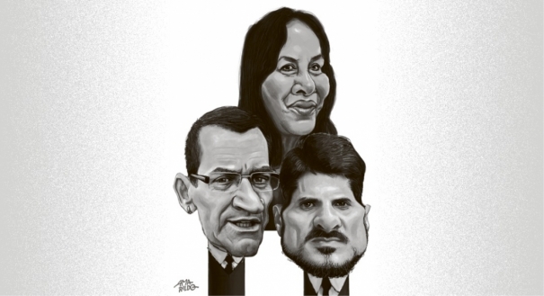 Fabiano Contarato, Rose de Freitas e Marcos Do Val