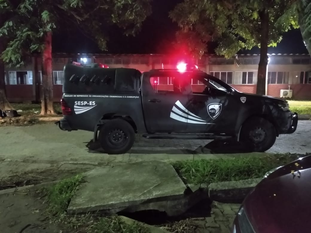 Policiamento foi reforçado na Ufes após ameaça de ataque. Crédito: Esthefany Mesquita