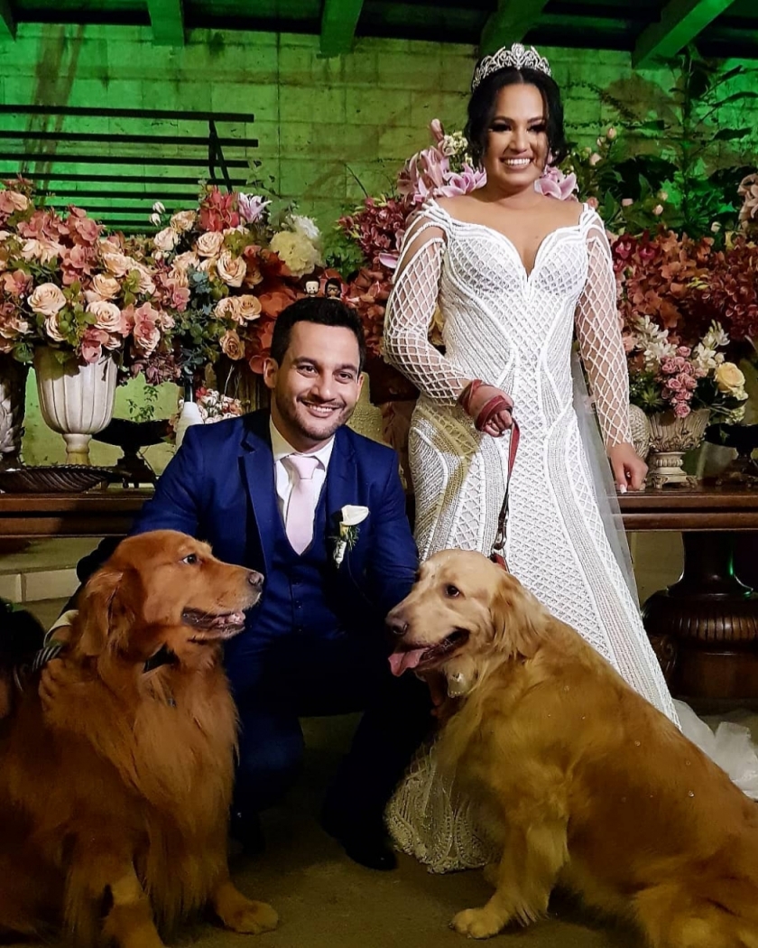 Janio Loiola e Natália Sarraff: sim-sim em mansão de São Paulo. Crédito: Reprodução/Instagram @fiocondutor