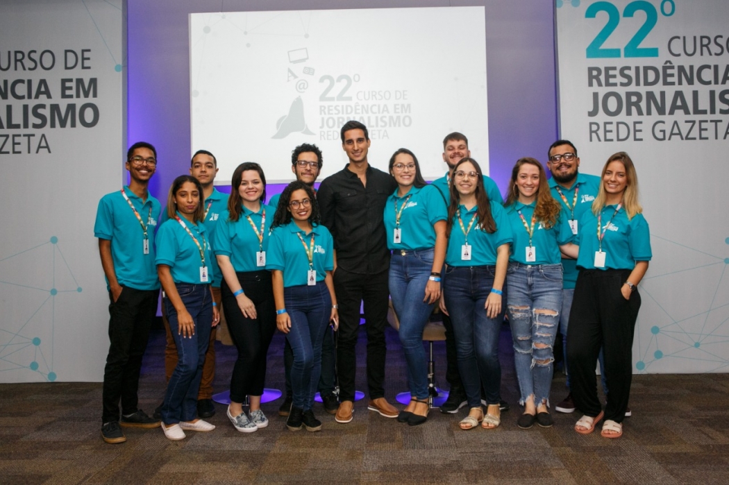 A aula inaugural do Curso de Residência em Jornalismo da Rede Gazeta aconteceu nesta segunda-feira (8). Crédito: Adessandro Reis