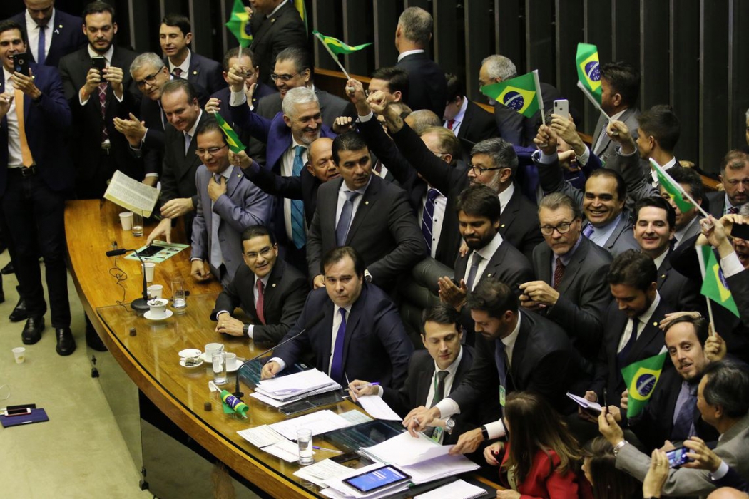 Plenário da Câmara dos Deputados aprova texto-base da reforma da Previdência . Crédito: Fabio Rodrigues Pozzebom/ Agência Brasil