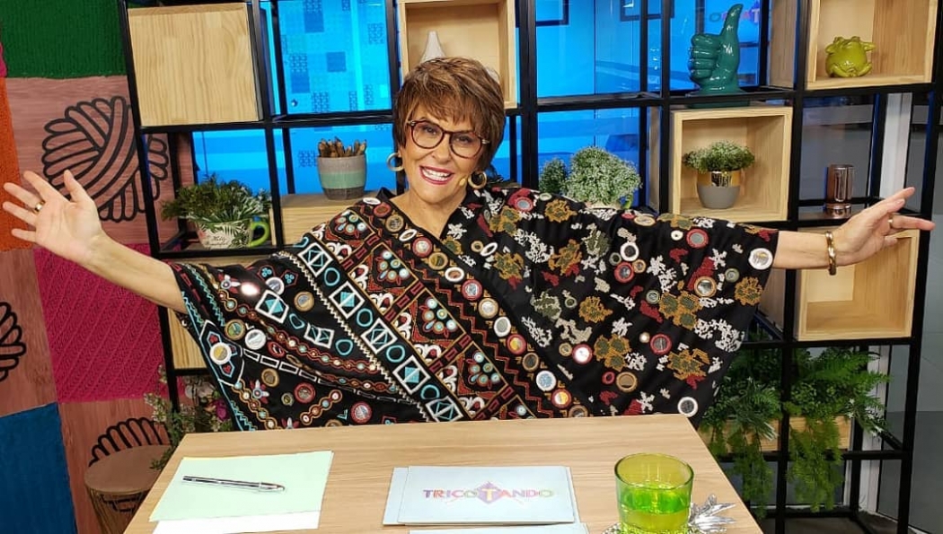 A sensitiva Márcia Fernandes. Crédito: Rede TV/Reprodução