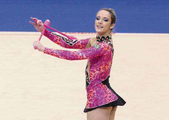 Natália Gaudio em seu primeiro Pan-Americano: o de Guadalajara, em 2011. Crédito: Fábio Vicentini/Arquivo
