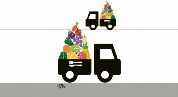 Doação de alimentos para instituições sociais