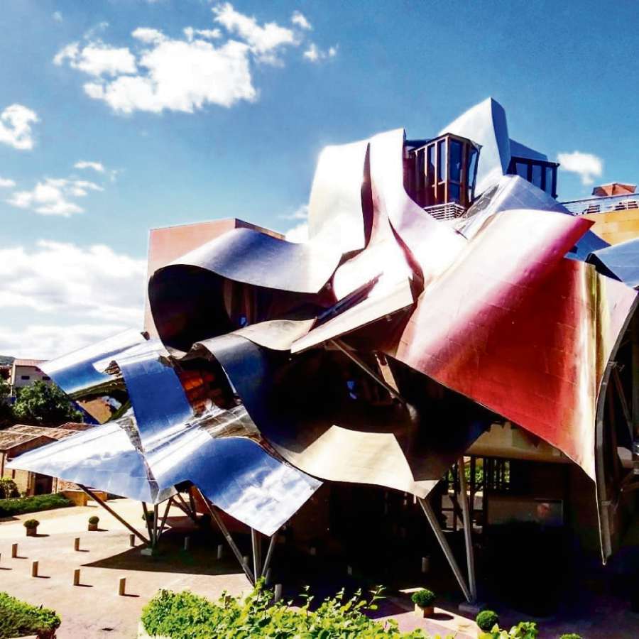 Marqués de Riscal (Rioja, Espanha). Arquitetura: Frank Gehry. Crédito: Divulgação
