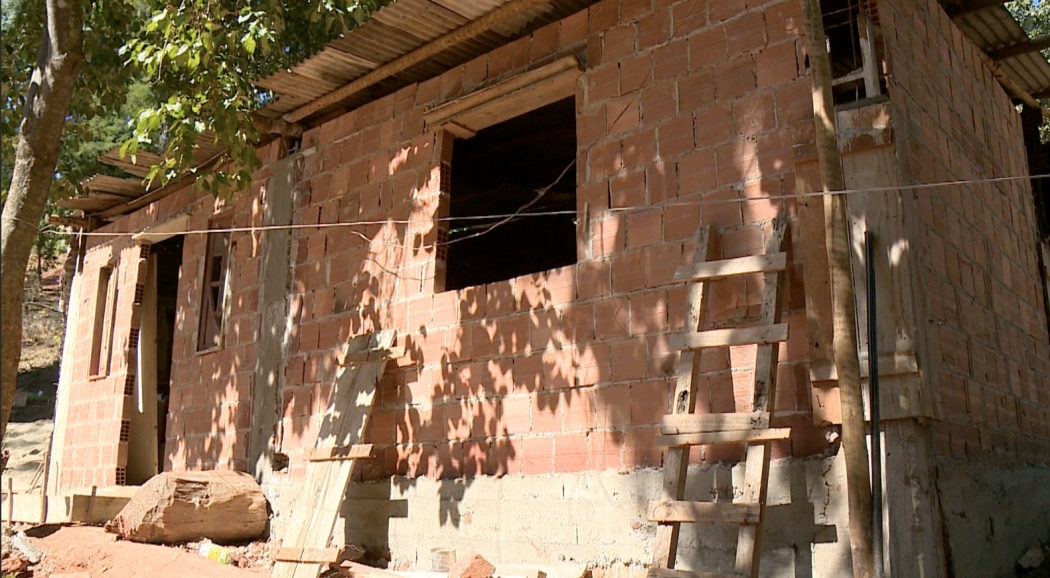 Como está ficando a nova residência. Crédito: TV Gazeta Sul