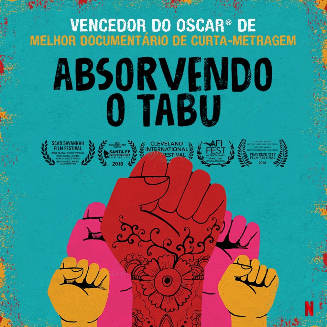 Documentário "Absorvendo o tabu". Crédito: Divulgação 