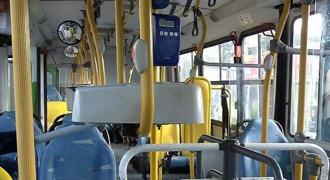 Ônibus sem cobradores. Crédito: Divulgação