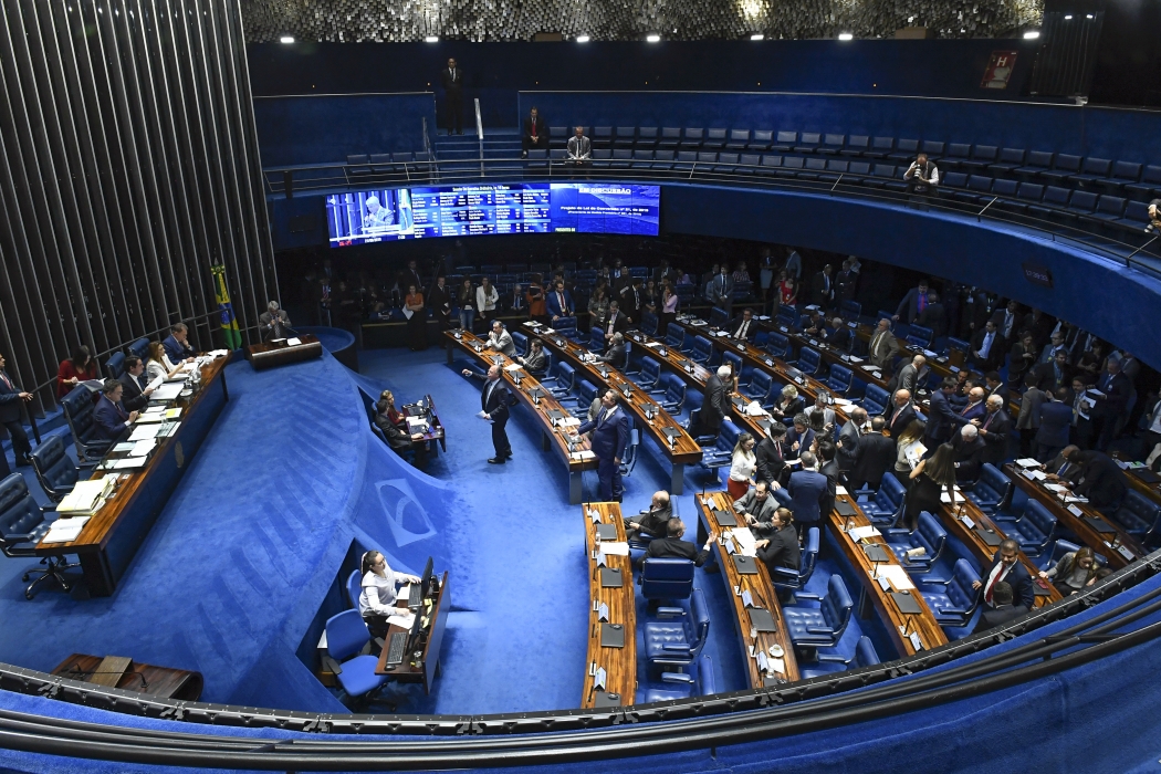 Plenário do Senado Federal . Crédito: Roque de Sá