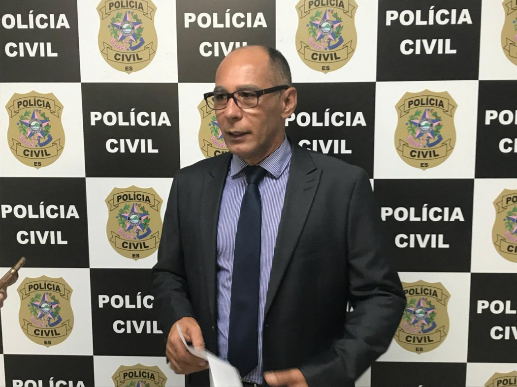 Delegado Geraldo Peçanha, titular da DP de Domingos Martins. Crédito: José Renato Campos