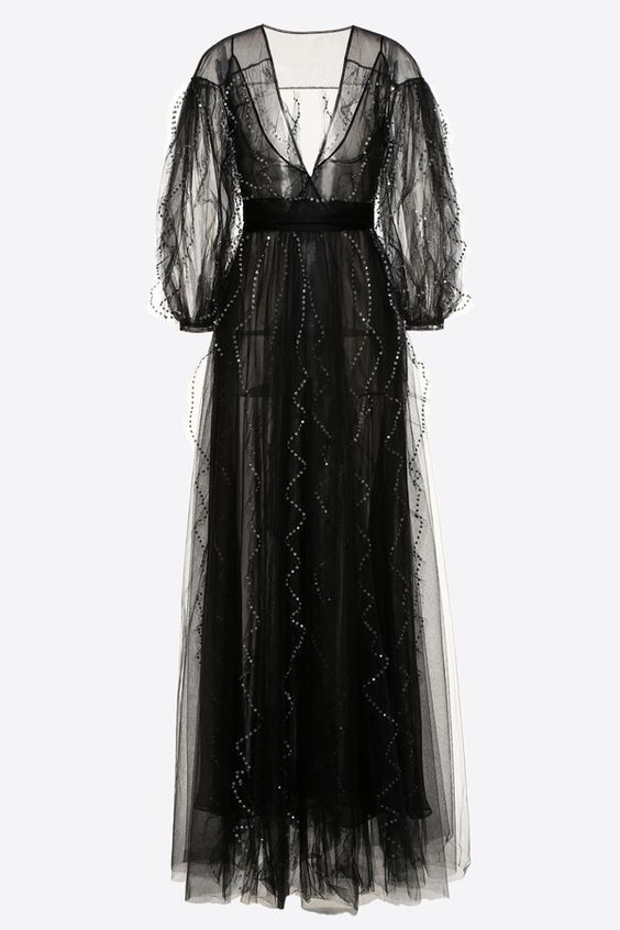 O vestido da maison Valentino escolhido por Meghan . Crédito: Divulgação