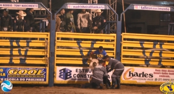 Peão fica ferido após ser pisoteado por touro no rodeio de Barretos